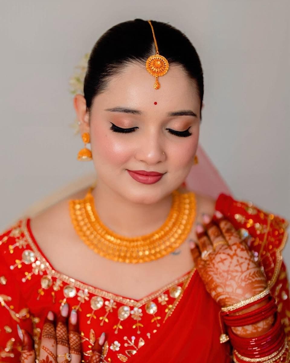Bridal makeup portrait 13